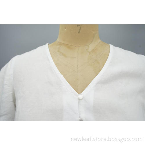 Fashion Sweet V-neck Flare Sleeve Ruffle Peplum Shirt